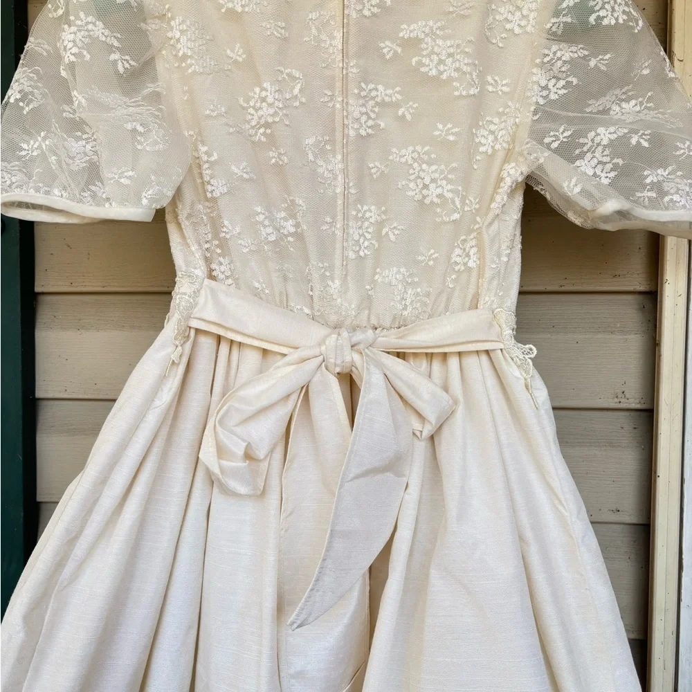 Vintage Bonnie Jean New York Girl's Wedding Flower Girl Bridesmaid Dress